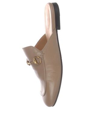 Gucci Horsebit Accent Leather Mules Women's Size: 8 / 38